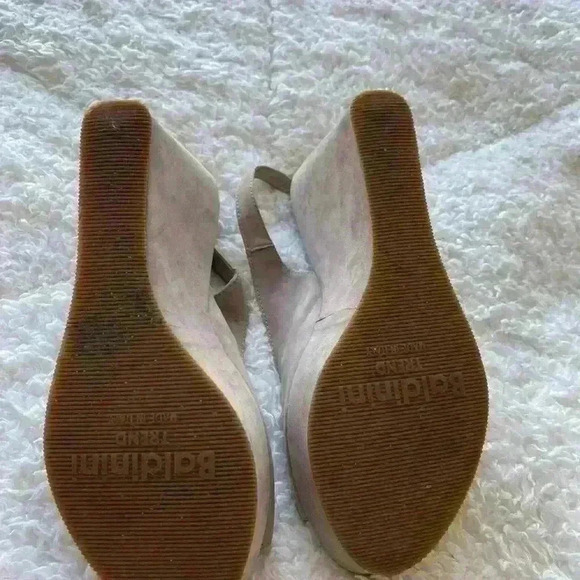 Baldinini Nude Leather Platform Shoe, high platform shoes size 38 EUR. - Picture 3 of 13